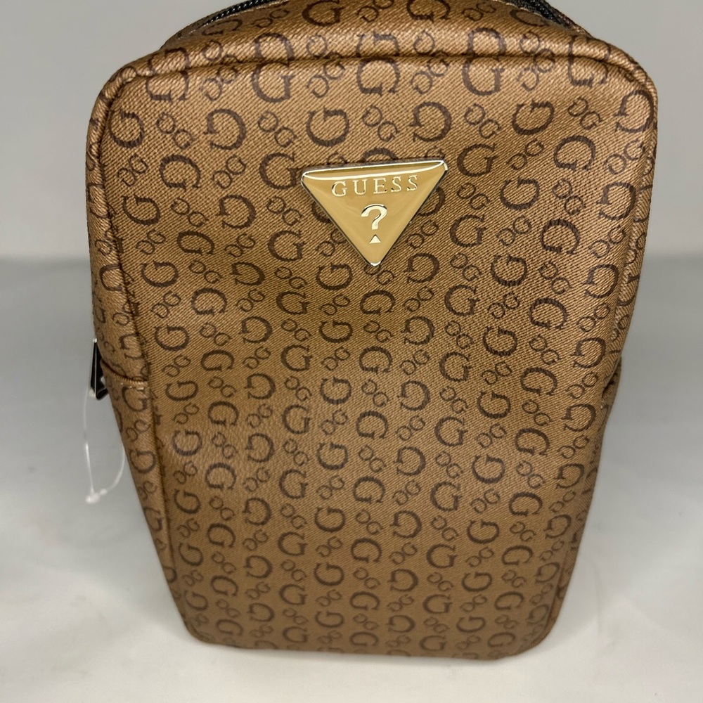 GUESS Brown Monogram Men's Bag